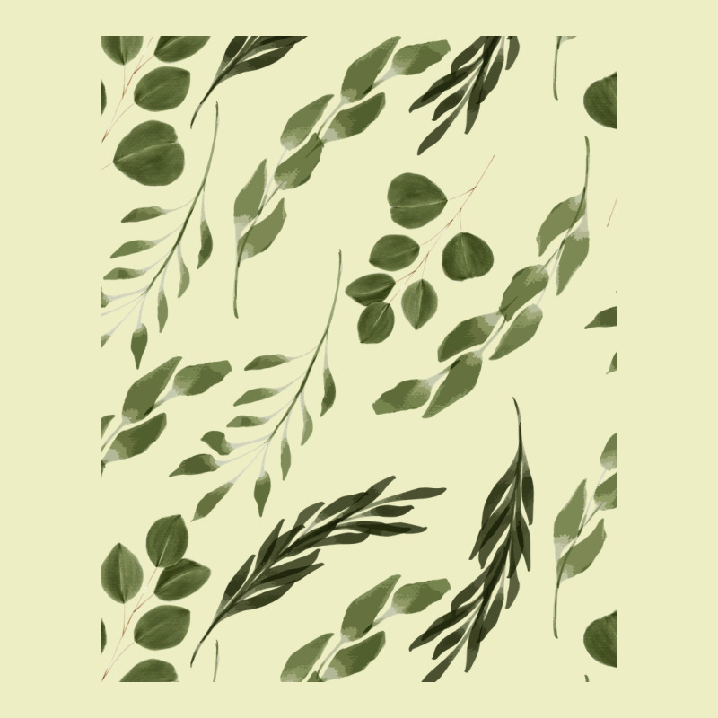 Watercolor Eucalyptus Pattern Urban Hoodie by artisFamous | Teevron