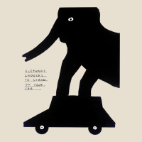 Elephant Black To Stand On Your Car Urban Hoodie | Teevron