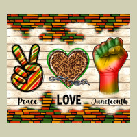 Peace Love Juneteenth Heavy Core Tee | Teevron