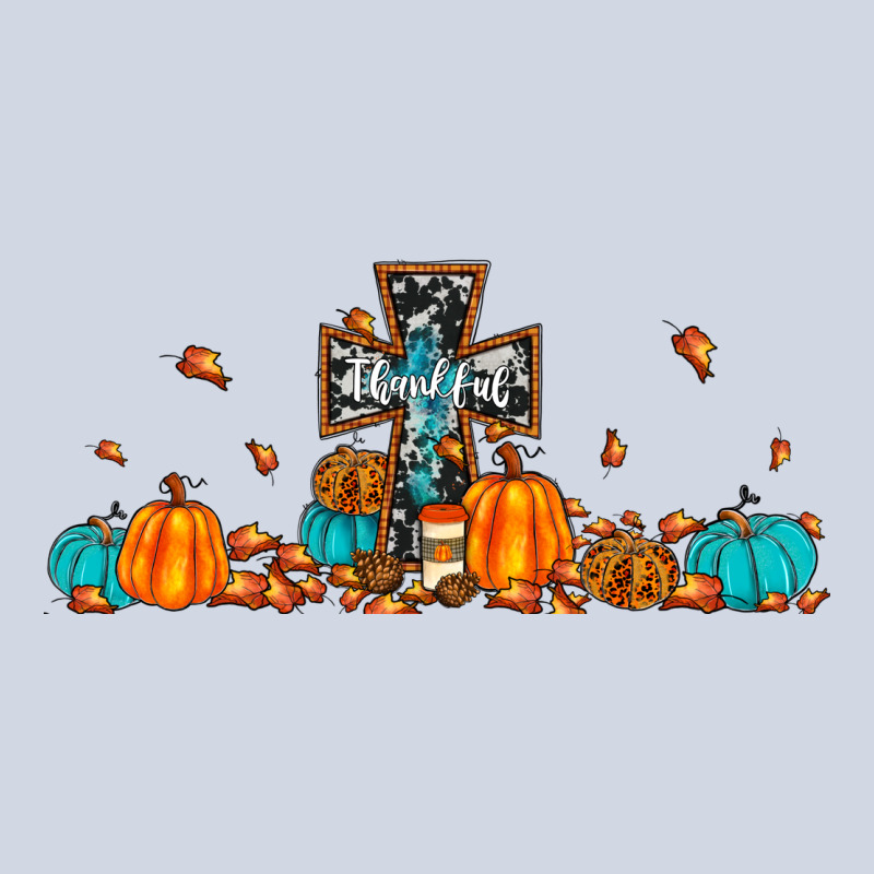 Thankful Cross Pumpkin Premium Sweatshirt by JahusDesignShop | Teevron