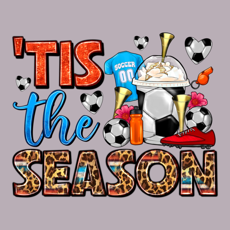Tis The Season  Soccer  Frappe Coffee Vintage Tee by FaDigitalArtStudio | Teevron