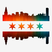 Chicago Flag Skyline Urban Hoodie | Teevron