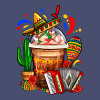 Mexican Frappe With Cactus Sombrero And Maracas Vintage Tee | Teevron