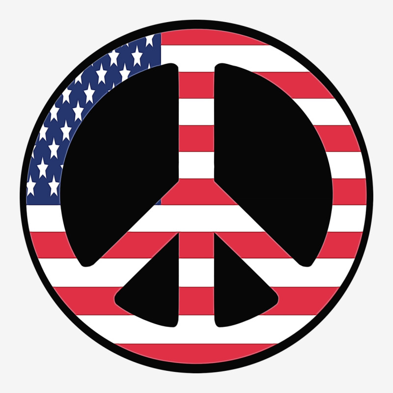 United States Peace Symbol Urban Hoodie by artisFamous | Teevron