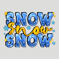 Snow Snow Snow With Sparkle Zipper Hoodie | Teevron