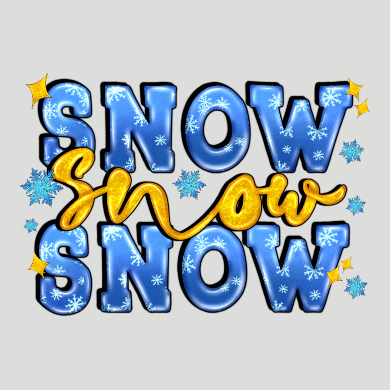 Snow Snow Snow With Sparkle Zipper Hoodie by AdoDesignShop | Teevron