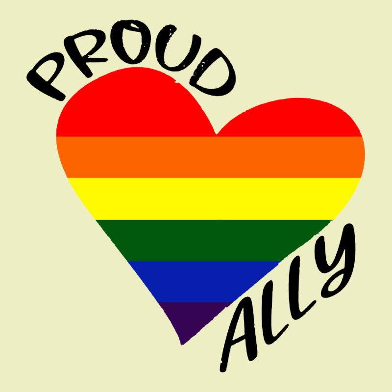 Proud Ally Lgbt Heart Gay Pride Month Urban Hoodie by artisFamous | Teevron