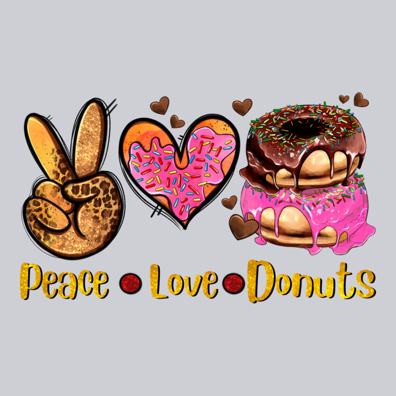 Peace Love Donuts Heavyweight Sweatshirt by AdoDesignShop | Teevron