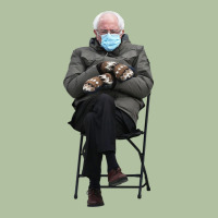 Bernie Sitting In The Cold With Mittens Meme Urban Hoodie | Teevron
