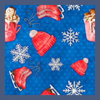 Winter  Snowflakes Hot Cocoa Ice Skating Shoes Vintage Hoodie | Teevron
