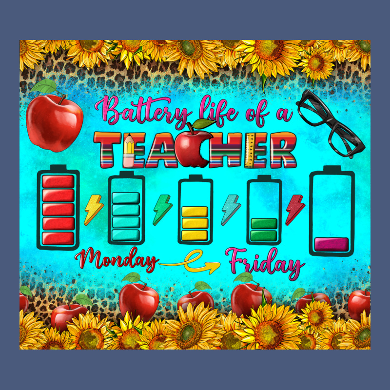 Battery Life Of A Teacher Tumbler Vintage Hoodie by BundleAndBundleShop | Teevron