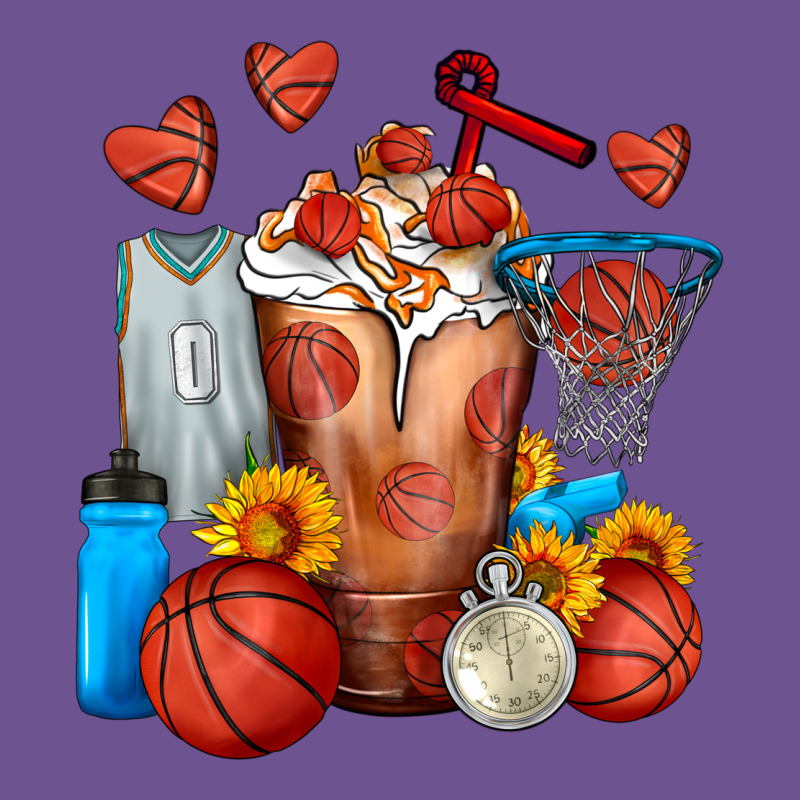 Basketball Sunflower Frappe Vintage Tee by FaDigitalArtStudio | Teevron