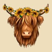 Sunflower Headband Highland Cow Premium Hoodie | Teevron