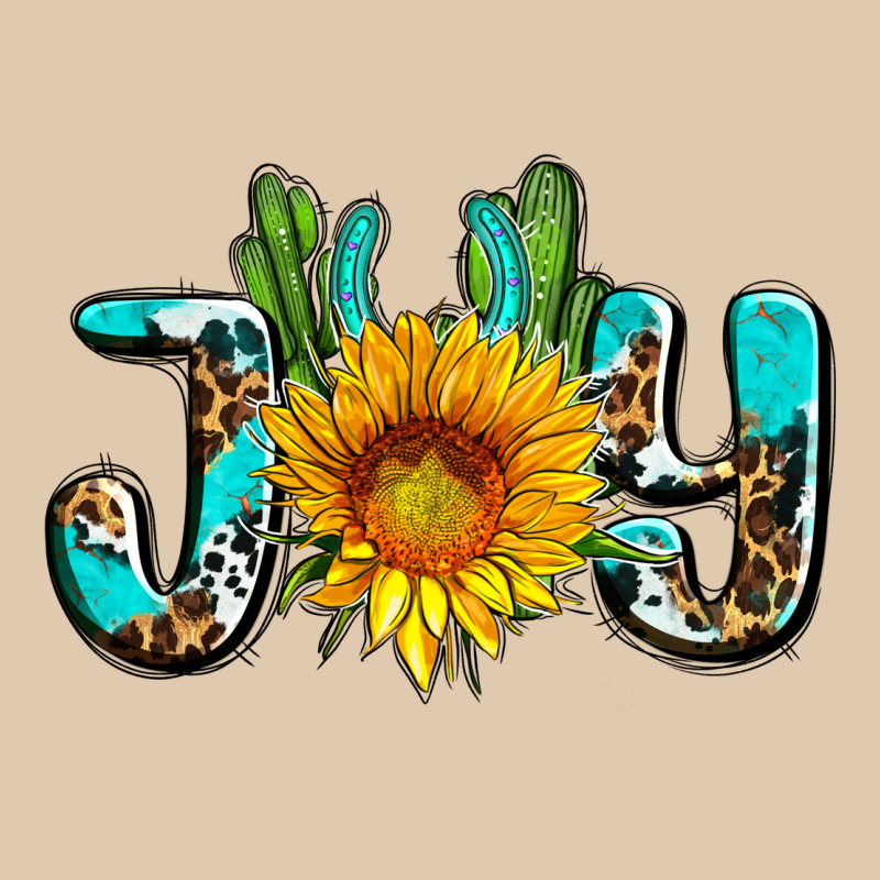 Joy With Sunflower And Cactus Ado Heavyweight Sweatshirt by AdoDesignShop | Teevron