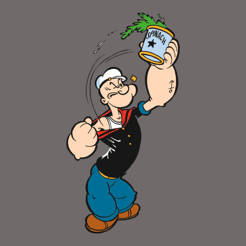 Popeye Spinach Retro Mens Funny Urban Hoodie by artisFamous | Teevron