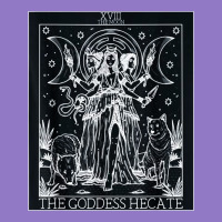 Hecate Tarot Card Triple Moon Goddess Witch Wiccan Pagan Urban Hoodie | Teevron