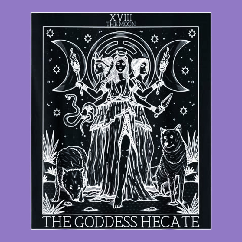 Hecate Tarot Card Triple Moon Goddess Witch Wiccan Pagan Urban Hoodie by artisFamous | Teevron