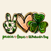 Peace Love St.patrick's Day Vintage Tee | Teevron