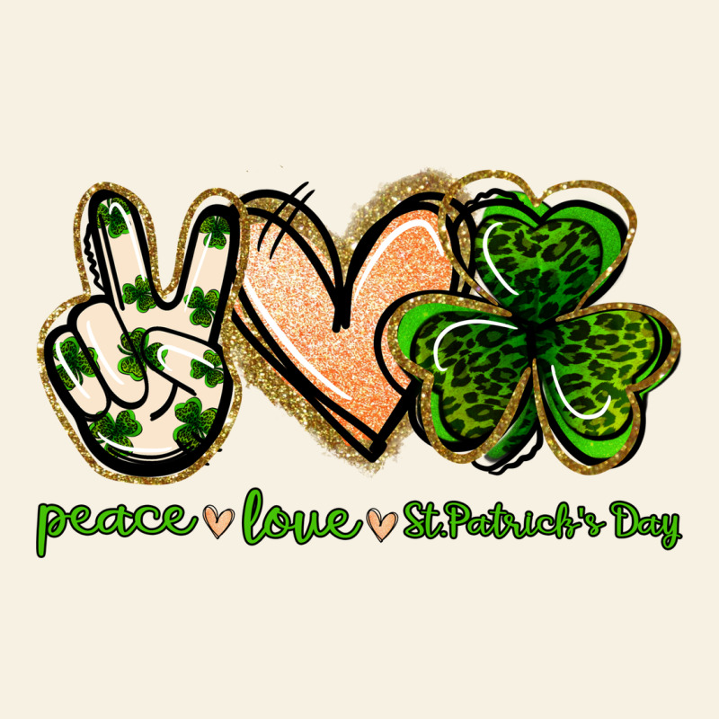 Peace Love St.patrick's Day Vintage Tee by Jasminsmagicworld | Teevron