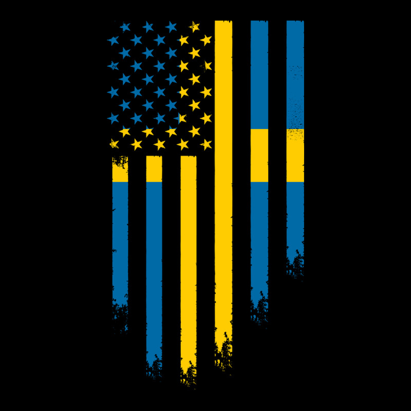 Sweden Swedish Roots American Flag | Canadian Roots Urban Hoodie by artisFamous | Teevron