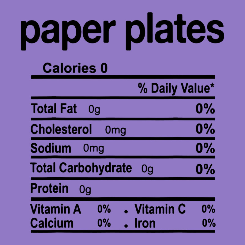 Paper Plates Nutrition Facts Funny Thanksgiving Christmas Urban Hoodie by artisFamous | Teevron