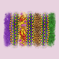 Mardi Gras Brushstroke Ladies Tee | Teevron