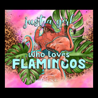 Just A Girl Who Loves Flamingo Heavy Core Tee | Teevron