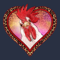 Valentines Day Rooster With Leopard Heart Urban Hoodie | Teevron