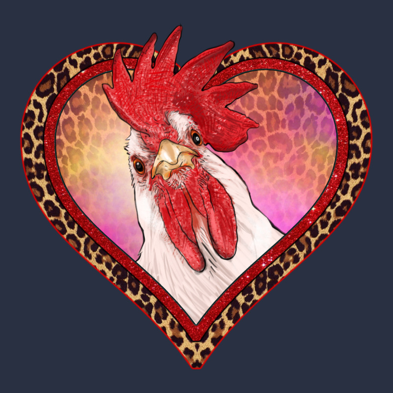 Valentines Day Rooster With Leopard Heart Urban Hoodie by RanaPortraitStore | Teevron