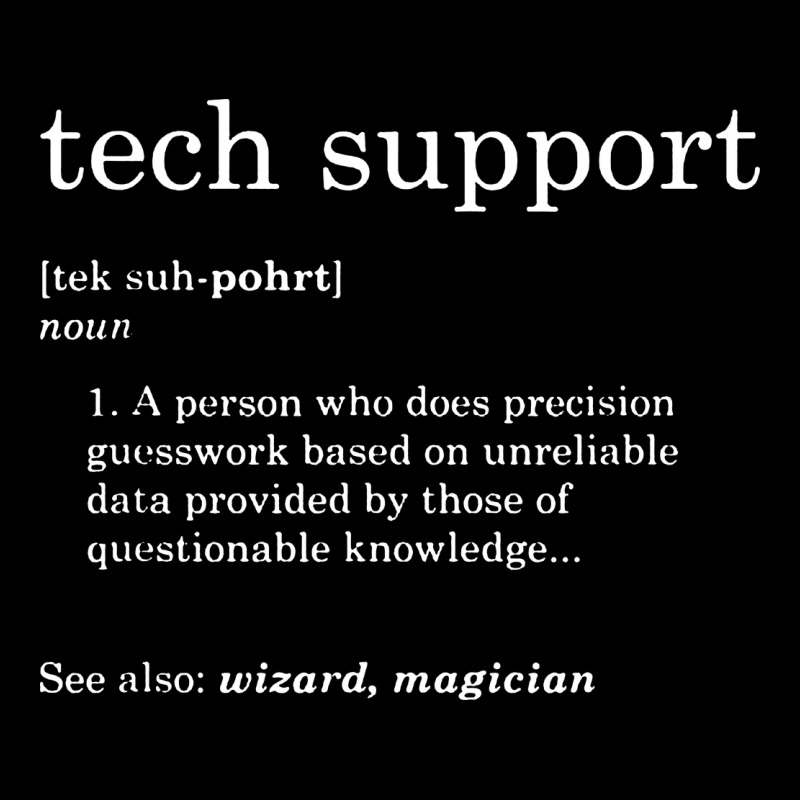 Funny Tech Support Definition Urban Hoodie by artisFamous | Teevron
