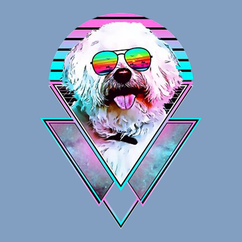 Bichons Frise Dog Vintage Urban Hoodie by artisFamous | Teevron