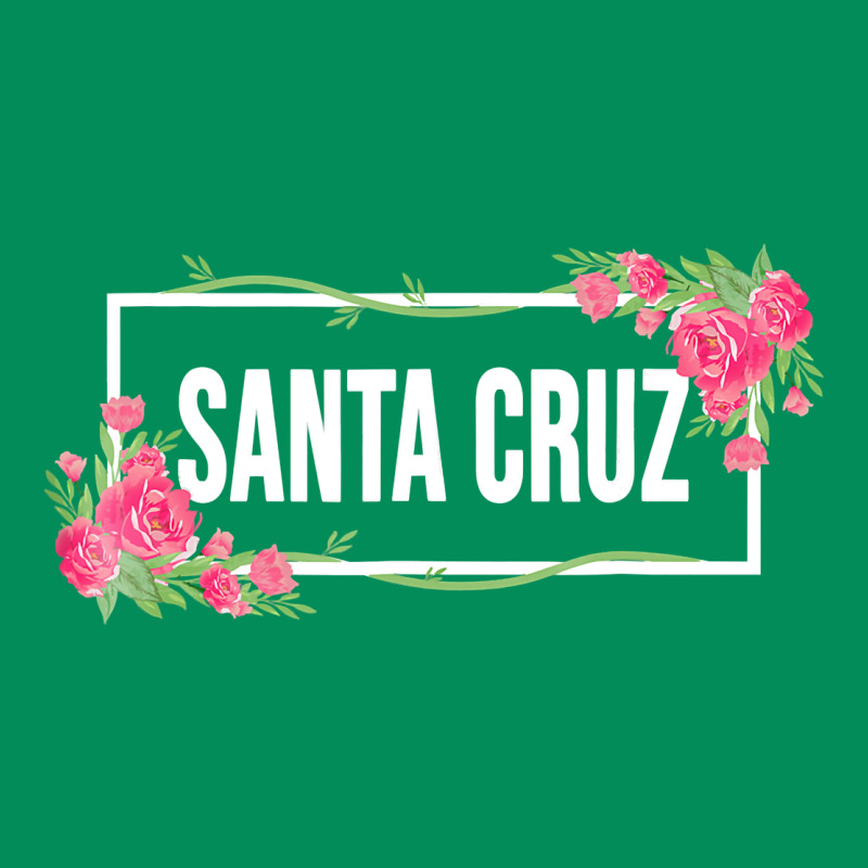 Santa C.r.u.z Cali  Floral Hibiscus Flower Urban Hoodie by artisFamous | Teevron