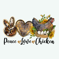 Peace Love Chicken Premium Hoodie | Teevron