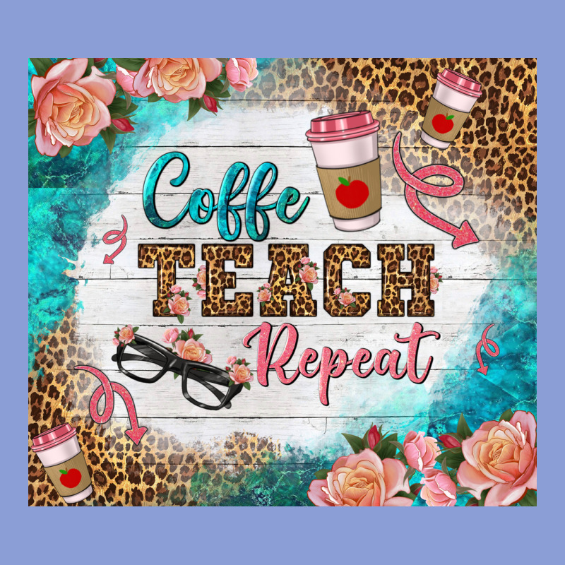 Coffee Teach Repeat Tumbler Long Sleeve Tee by BundleAndBundleShop | Teevron