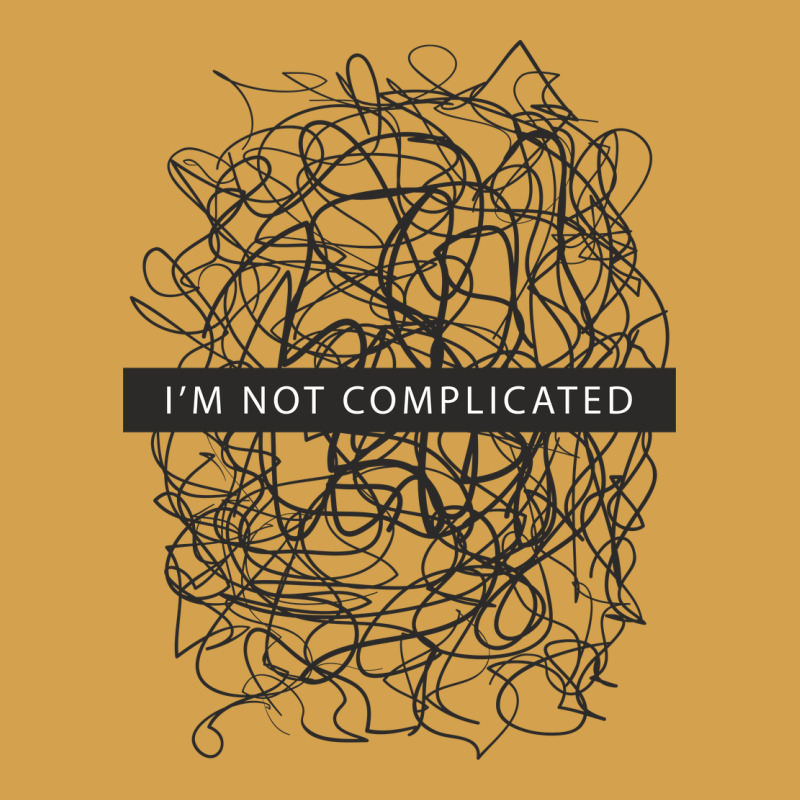 ı'm Not Complicated Urban Hoodie by artisFamous | Teevron