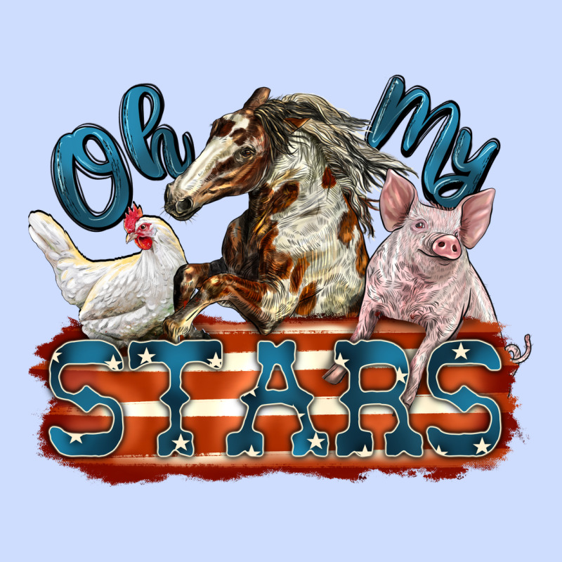 Oh My Stars Farm Animals Urban Heavy Tee by FaDigitalArtStudio | Teevron