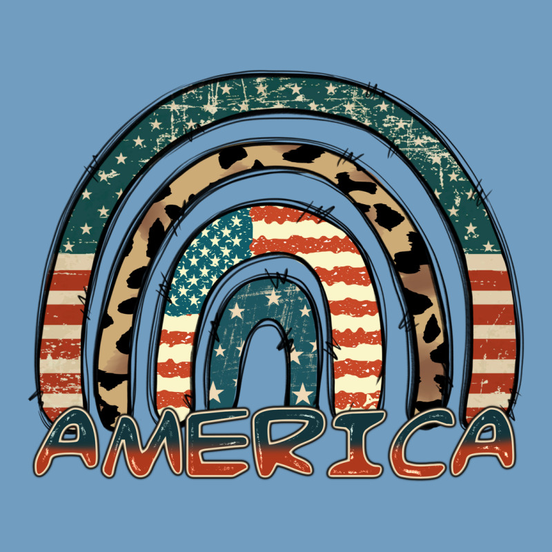 America Rainbow Urban Heavy Tee by FaDigitalArtStudio | Teevron