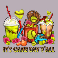 It's Game Day Y'all Softball Coffee Cups Vintage Tee | Teevron