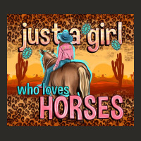 Just A Girl Who Loves Horses Heavy Core Tee | Teevron