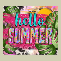 Hello Summer With Cowhide Heavy Core Tee | Teevron