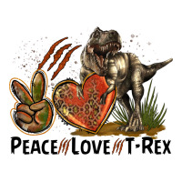 Peace Love T Rex Premium Hoodie | Teevron