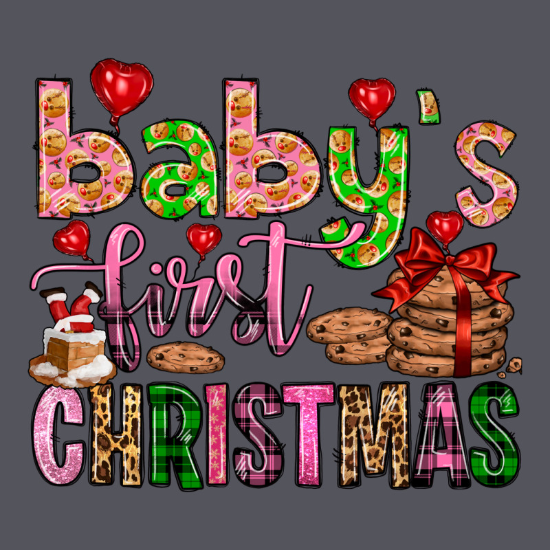 Baby's First Christmas Vintage Hoodie by FaDigitalArtStudio | Teevron