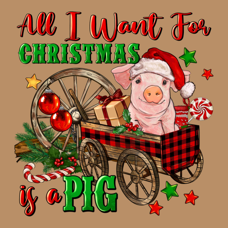 All I Want For Christmas Is A Pig Vintage Hoodie by FaDigitalArtStudio | Teevron