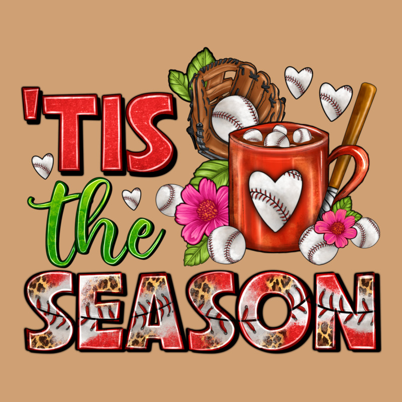 Tis The Season Baseball Coffee Mug Vintage Tee by FaDigitalArtStudio | Teevron