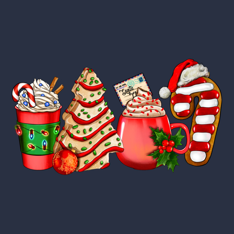 Christmas Tree Cake And Coffee Cups Ado Heavyweight Sweatshirt by AdoDesignShop | Teevron