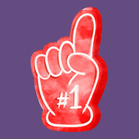 Number One Foam Finger Vintage Hoodie | Teevron