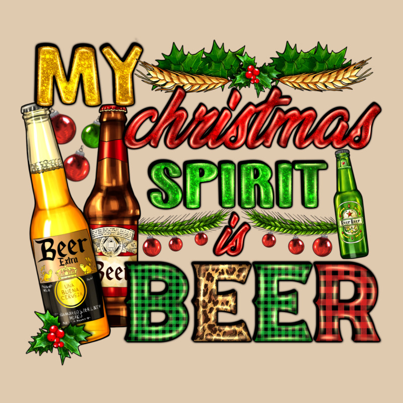 My Christmas Spirit Is Beer With Beer Bottles Heavyweight Sweatshirt by AdoDesignShop | Teevron