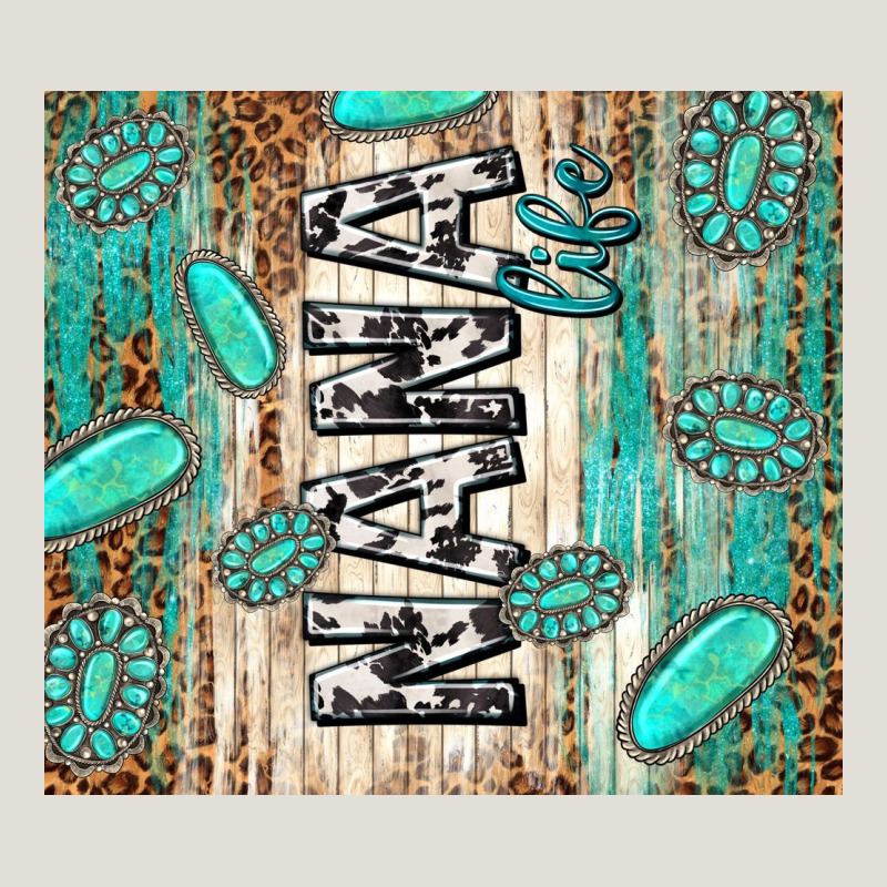 Nana Life Glitter Leopard Heavy Core Tee by TumblerDesignByShophia | Teevron