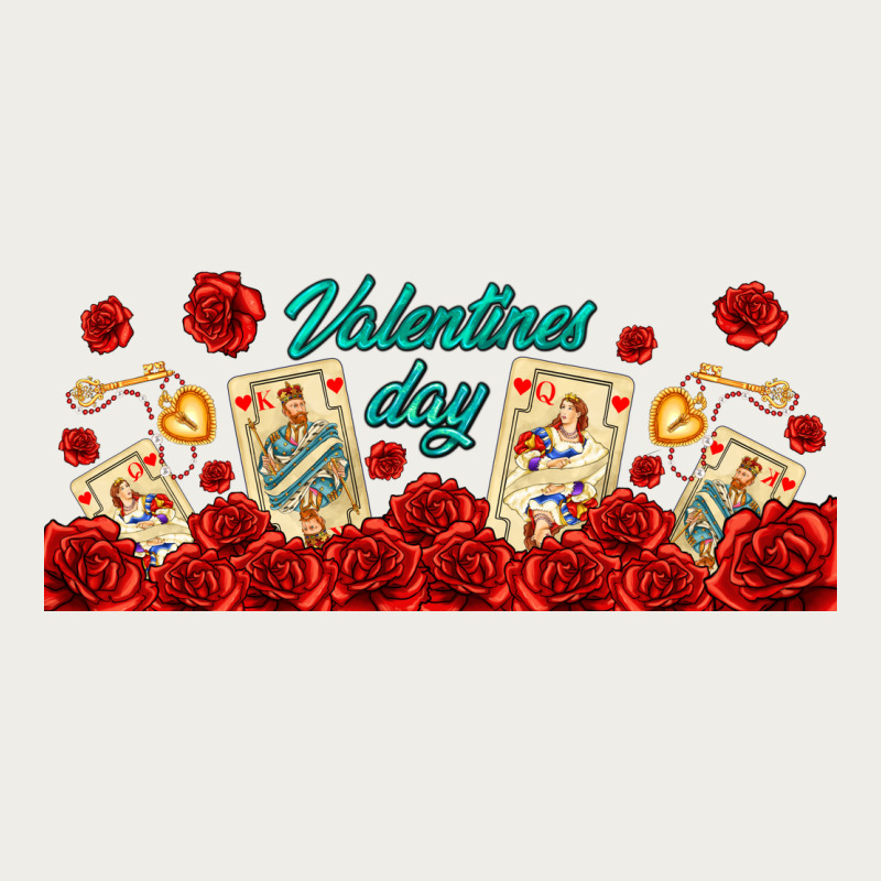 Valentines Day With Playing Cards Zipper Hoodie by AdoDesignShop | Teevron