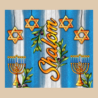 Shalom With Star Of David Heavyweight Sweatshirt | Teevron